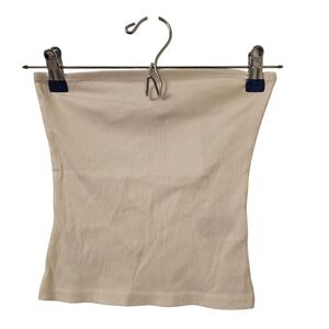 Cream Divided H&M Women's Ribbed Tube Top